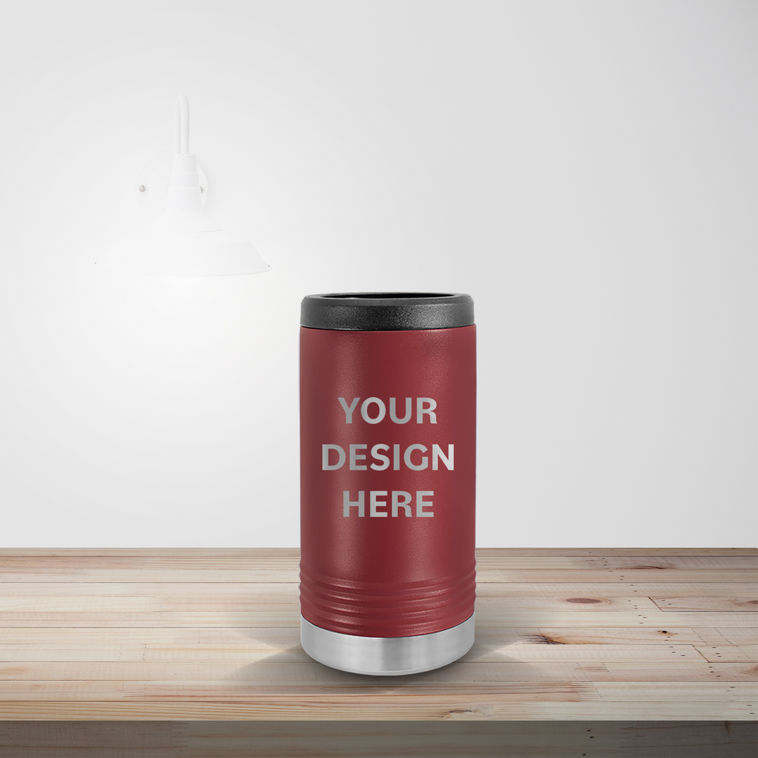 PERSONALIZED DRINKWARE | SLIM CAN BEVERAGE HOLDER 12OZ