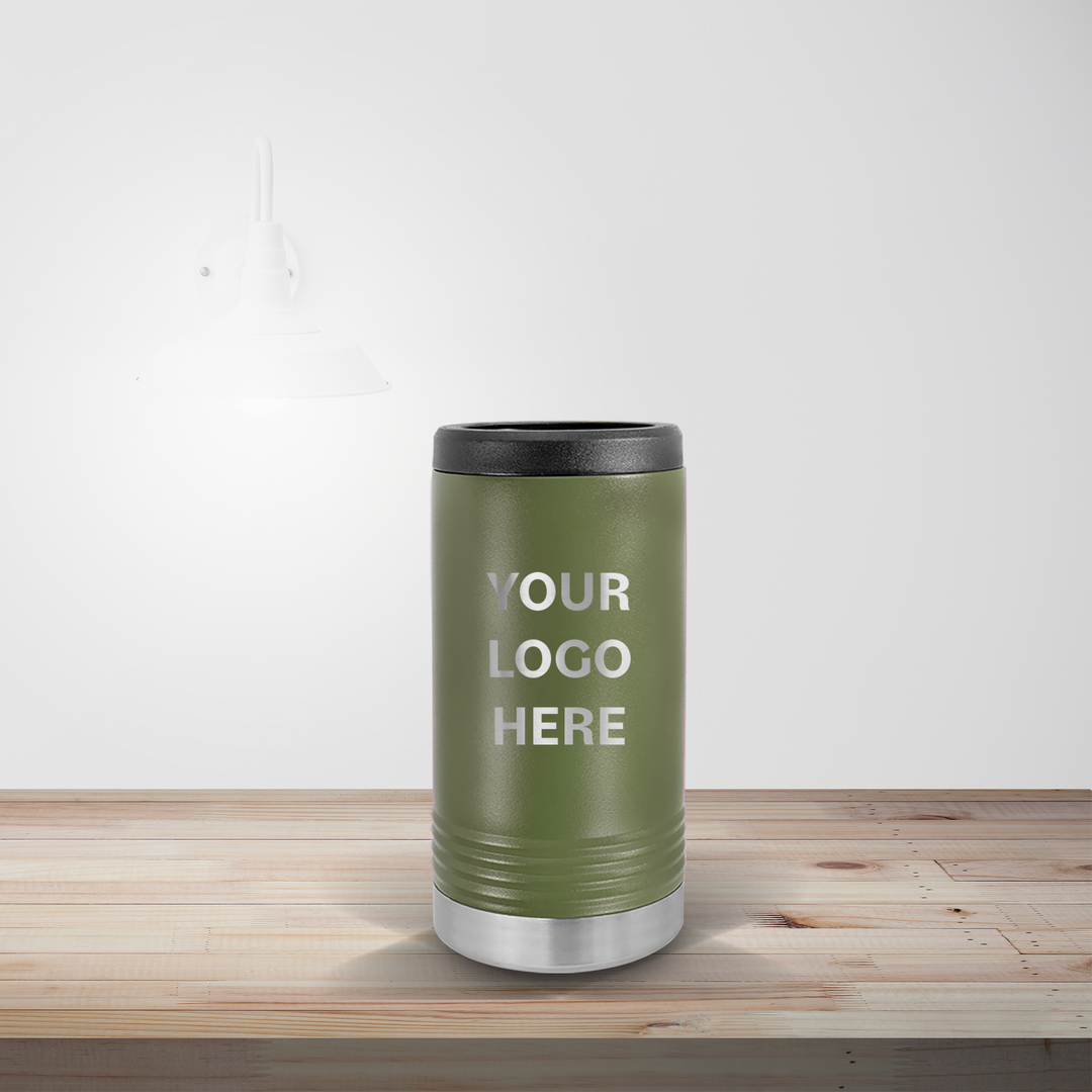 PERSONALIZED SLIM CAN BEVERAGE HOLDER