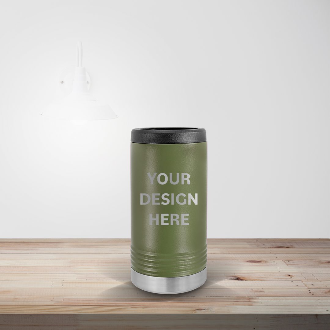PERSONALIZED DRINKWARE | SLIM CAN BEVERAGE HOLDER 12OZ